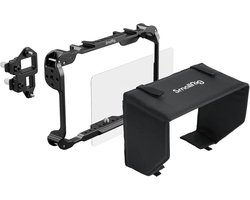Monitor Behuizing Kit - Scherm Bescherming - Filmproductie - Lichtgewicht Aluminium - 166mm Scherm - Zwart