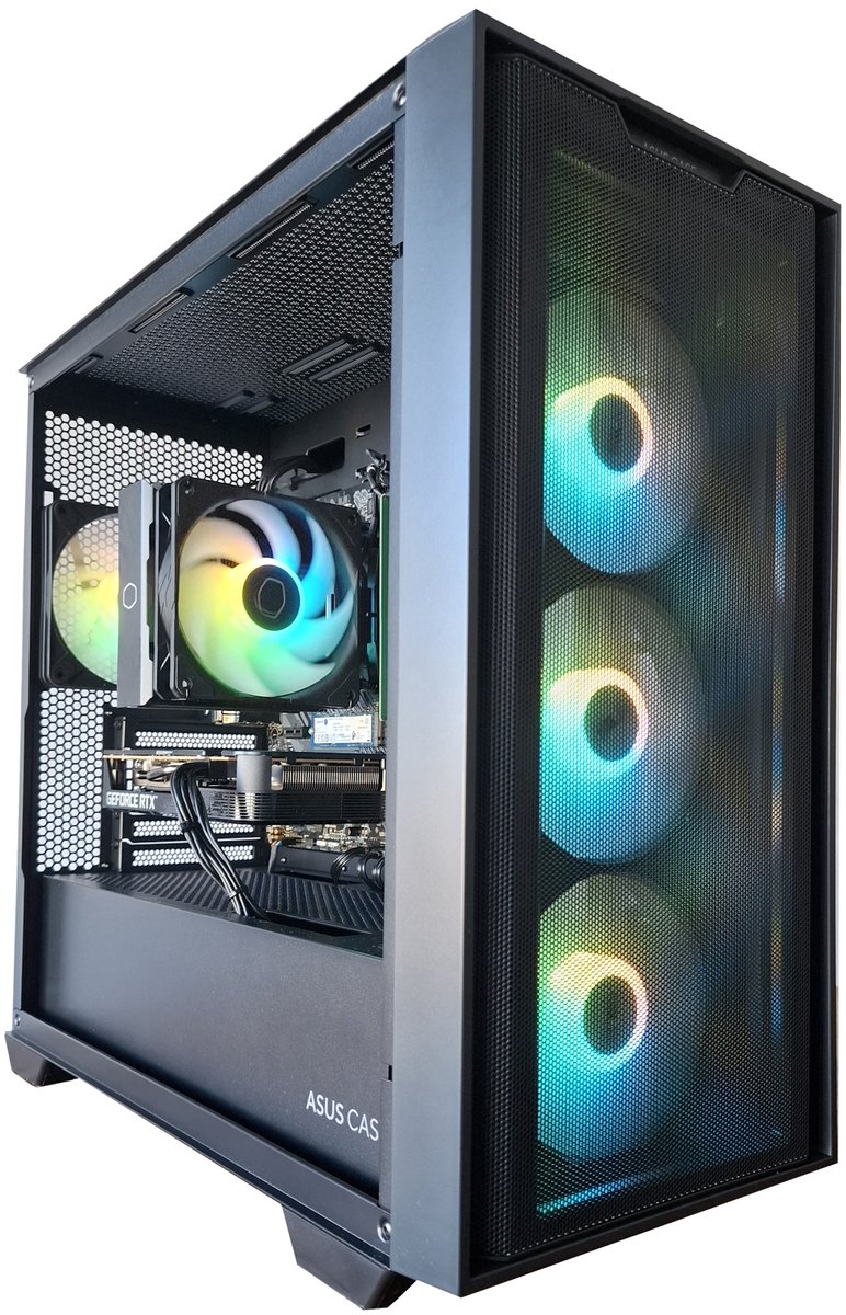Azerty Gaming Elemental Blackwell Powered by ASUS - Ryzen 7 5700X - ASUS GeForce RTX 5050 - 16 GB DDR4 - 1 TB Kingston ssd