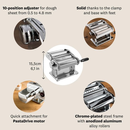Pasta Machine - Pasta Maker - Pasta Tool - kookhulp accessoire van Merkloos — afbeelding 4