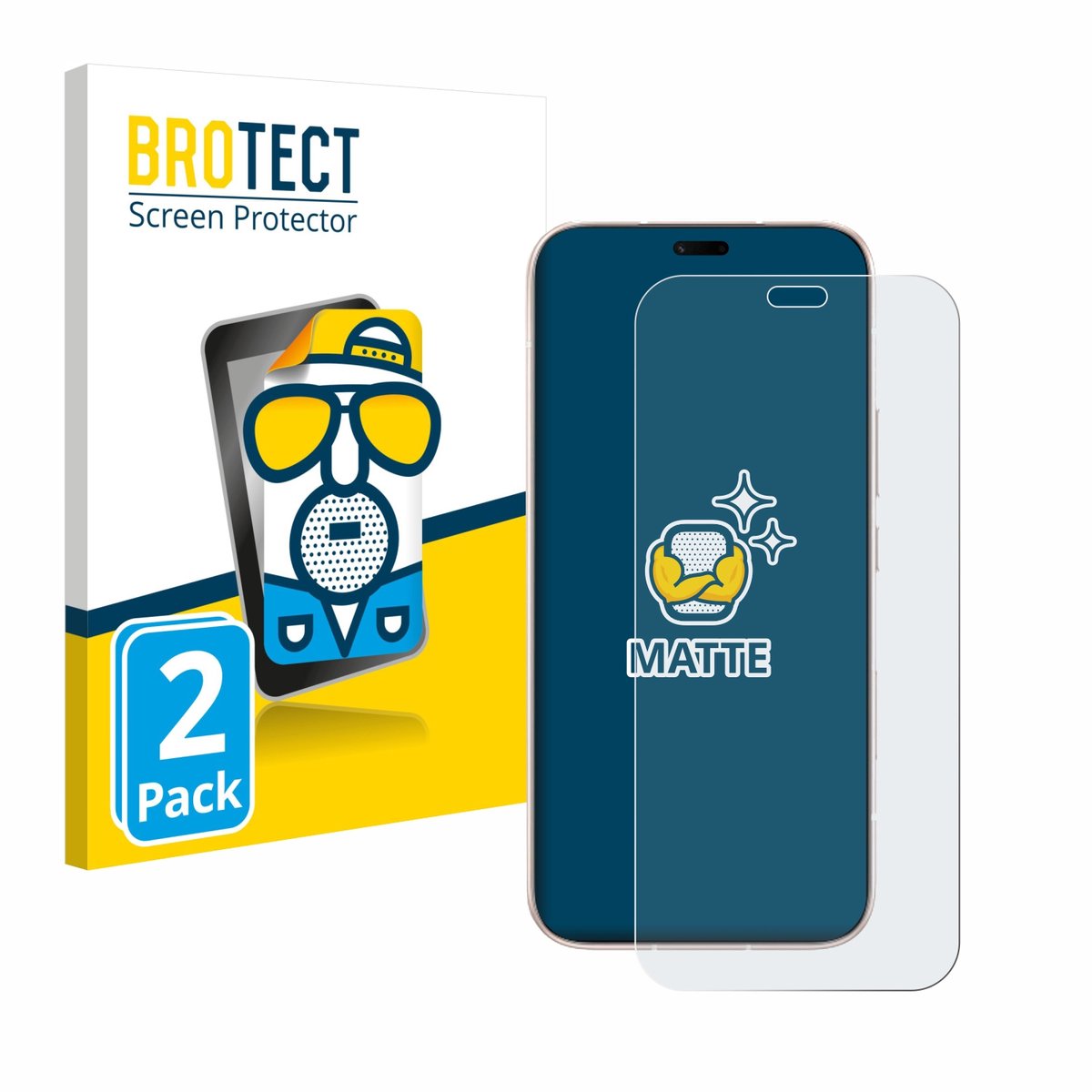 BROTECT - Screenprotector voor Honor 600 Lite - Folie Beschermfolie matte 2 Stuks