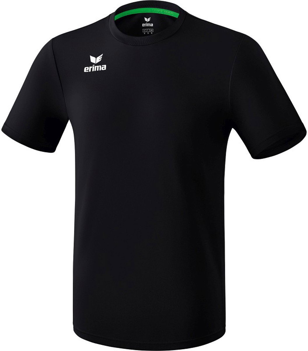 Erima Liga Shirt Korte Mouw Kinderen - Zwart | Maat: 116