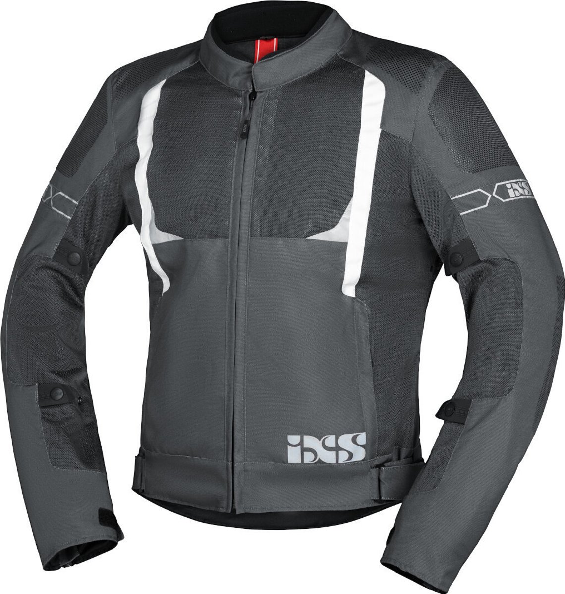 IXS Trigonis-Air Grijs Textiele Motorjas - Jas