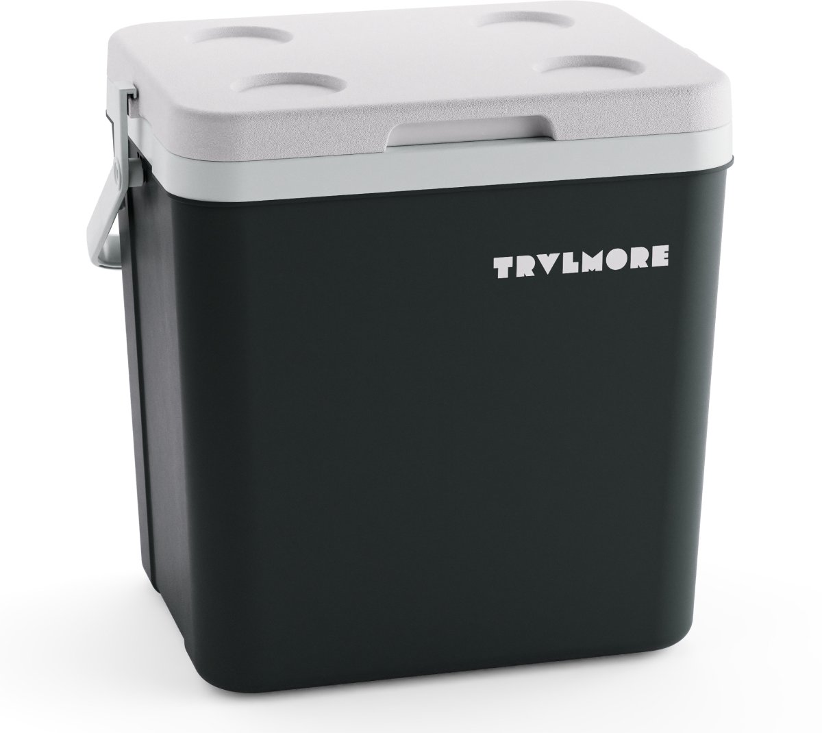 TRVLMORE Koelbox 26L - Frigobox - Inclusief 2 Koelelementen - Antraciet