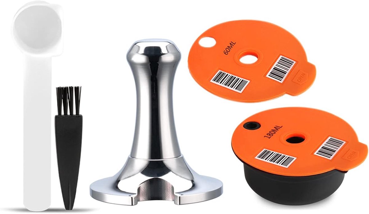 Herbruikbare Koffiepad - Navulbare Capsule - Koffie Zetten - Met Reserver Deksel - 180 ml