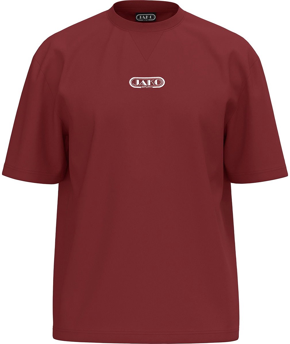Jako Wardrobe T-Shirt Heren - Robijnrood | Maat: M