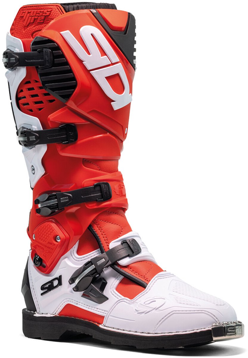 Sidi Crossfire 3 Rood Wit Crosslaarzen - Laars