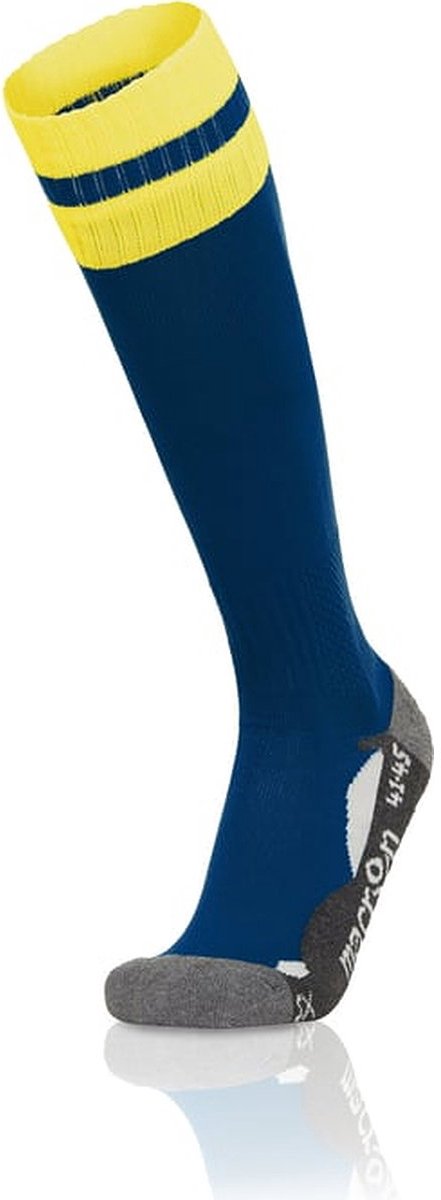 Macron Azlon Voetbalkousen - Marine / Geel | Maat: 43/46