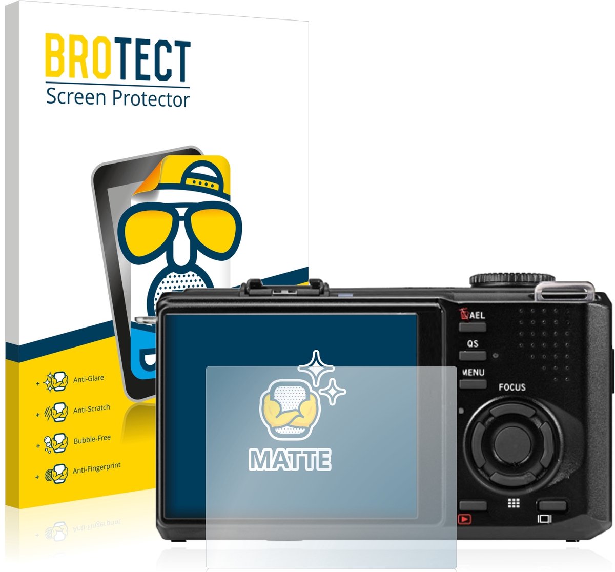 BROTECT - Screenprotector voor Sigma DP2 Merrill - Folie Beschermfolie matte 2 Stuks