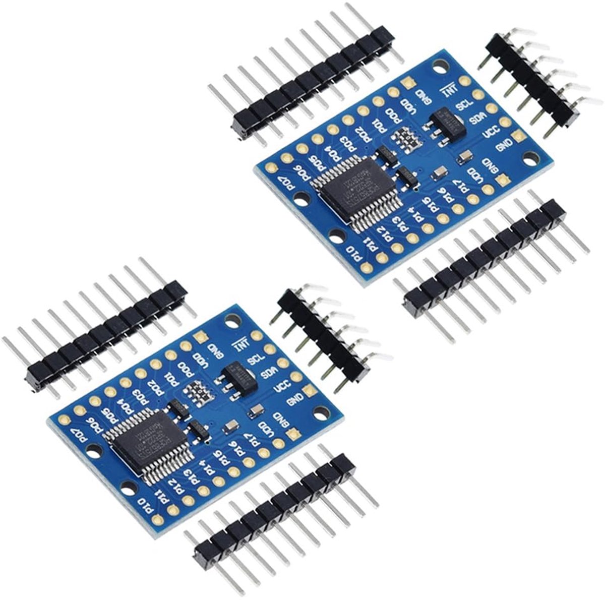 IO Expansie Board - 16 Bit Poorten - Microcontroller Uitbreiding - I2C Interface - 7.6 x 7.4 x 1 cm