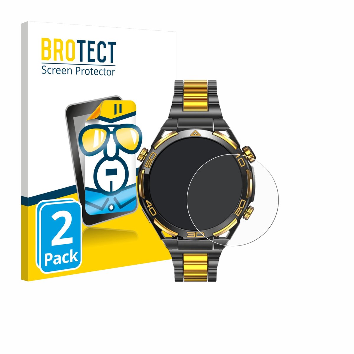BROTECT - Screenprotector voor Blackview W90 Pro - Folie Beschermfolie transparant 2 Stuks
