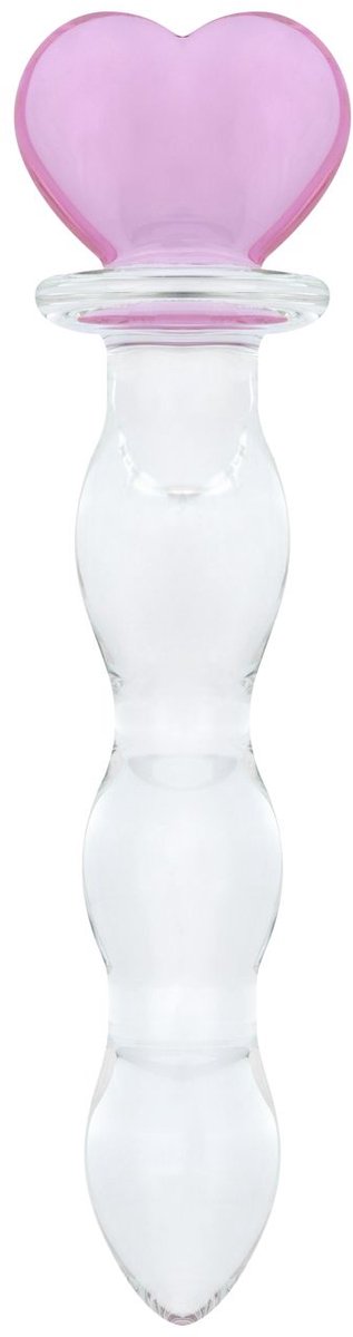 Gildo - No. 35 Glazen Dildo Hartvorm - 18.8 cm