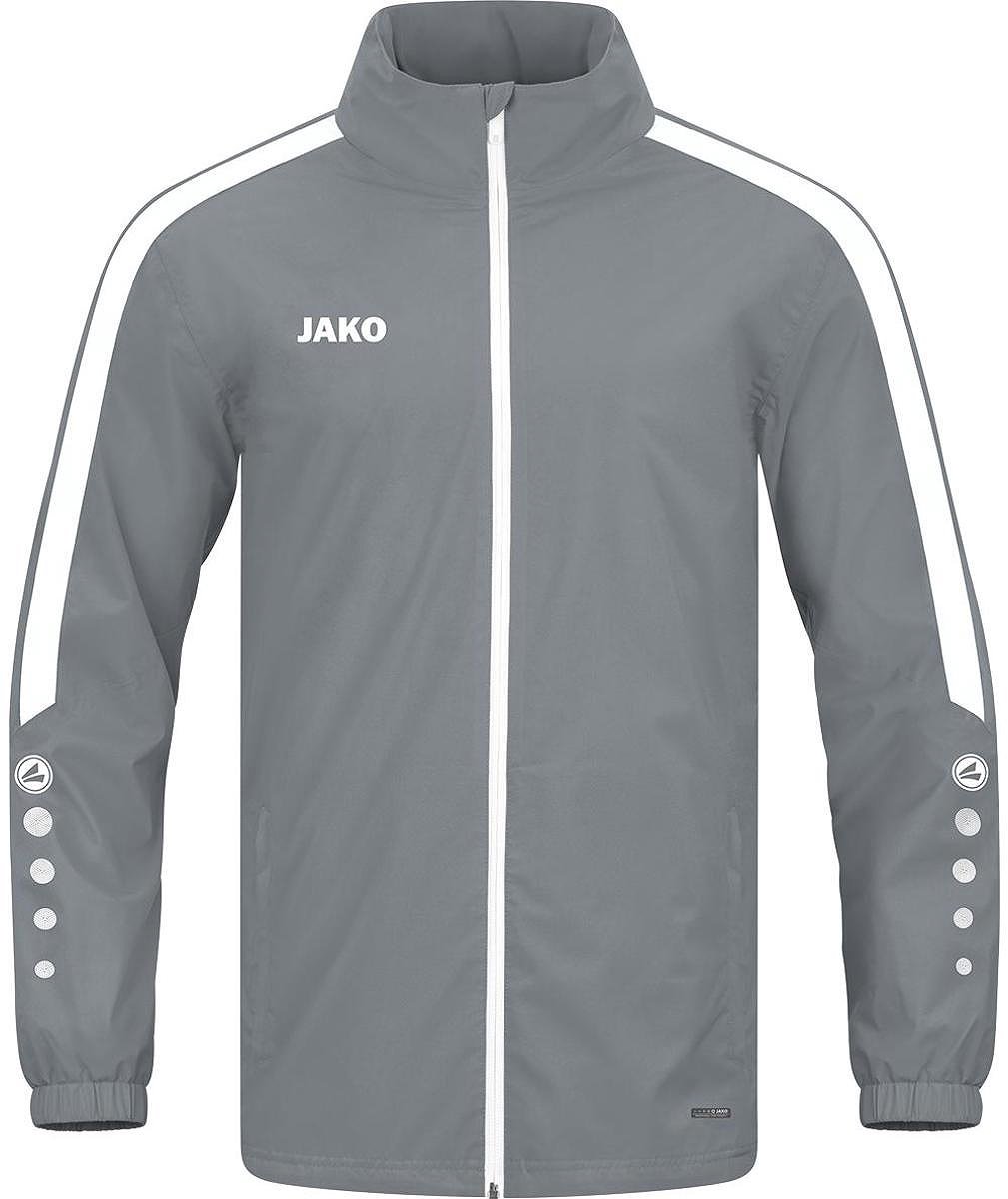 Jako Power Regenjas Kinderen - Steengrijs | Maat: 128