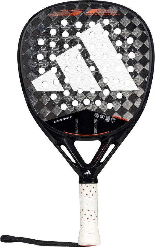 Adidas Cross It 3.4 Padelracket - Zwart / Oranje | Maat: UNI Adidas Cross It 3.4 Padelracket - Zwart / Oranje | Maat: UNI