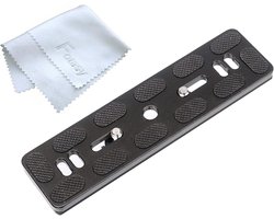 Lensplaat - Statiefplaat - Snel Wisselen - Arca Swiss Compatibel - 150mm Lengte - Zwart