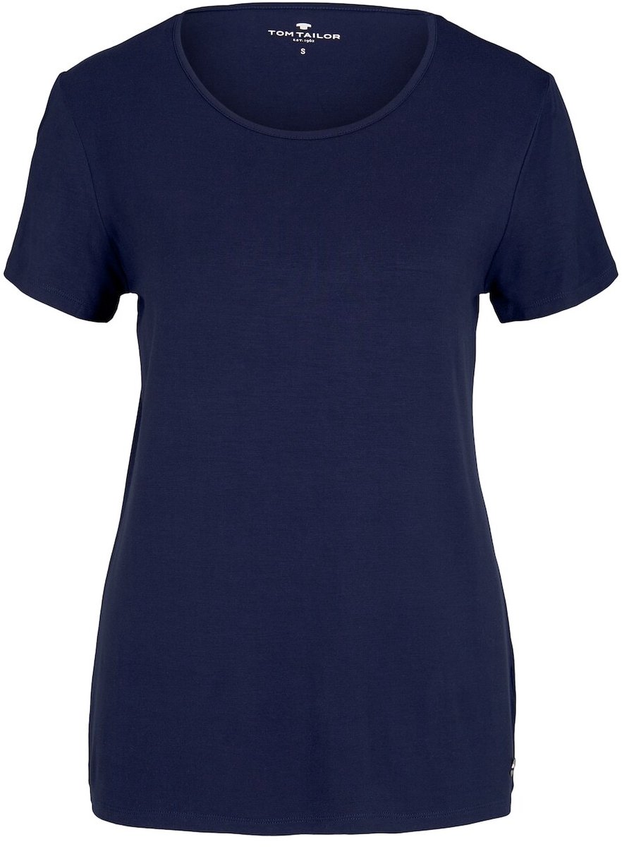 Tom Tailor - Pyjamatop - Maat 46 - dark blue uni