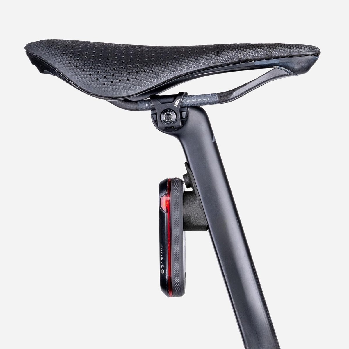Zadelpenhouder Fiets - 3D Geprint Accessoire - Veilig Monteren - Koolstofvezel Materiaal - Boutmontage Onderste - Zwart
