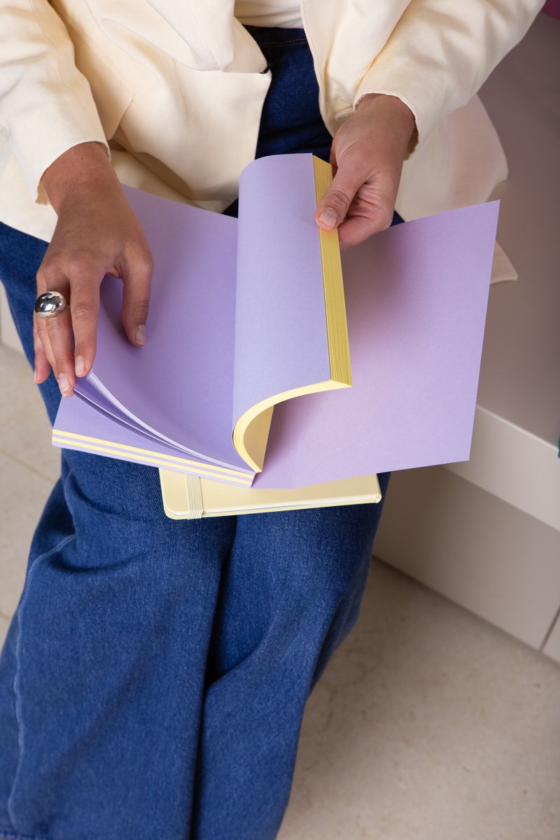 A-Journal - Notitieboek - Collage - Roze