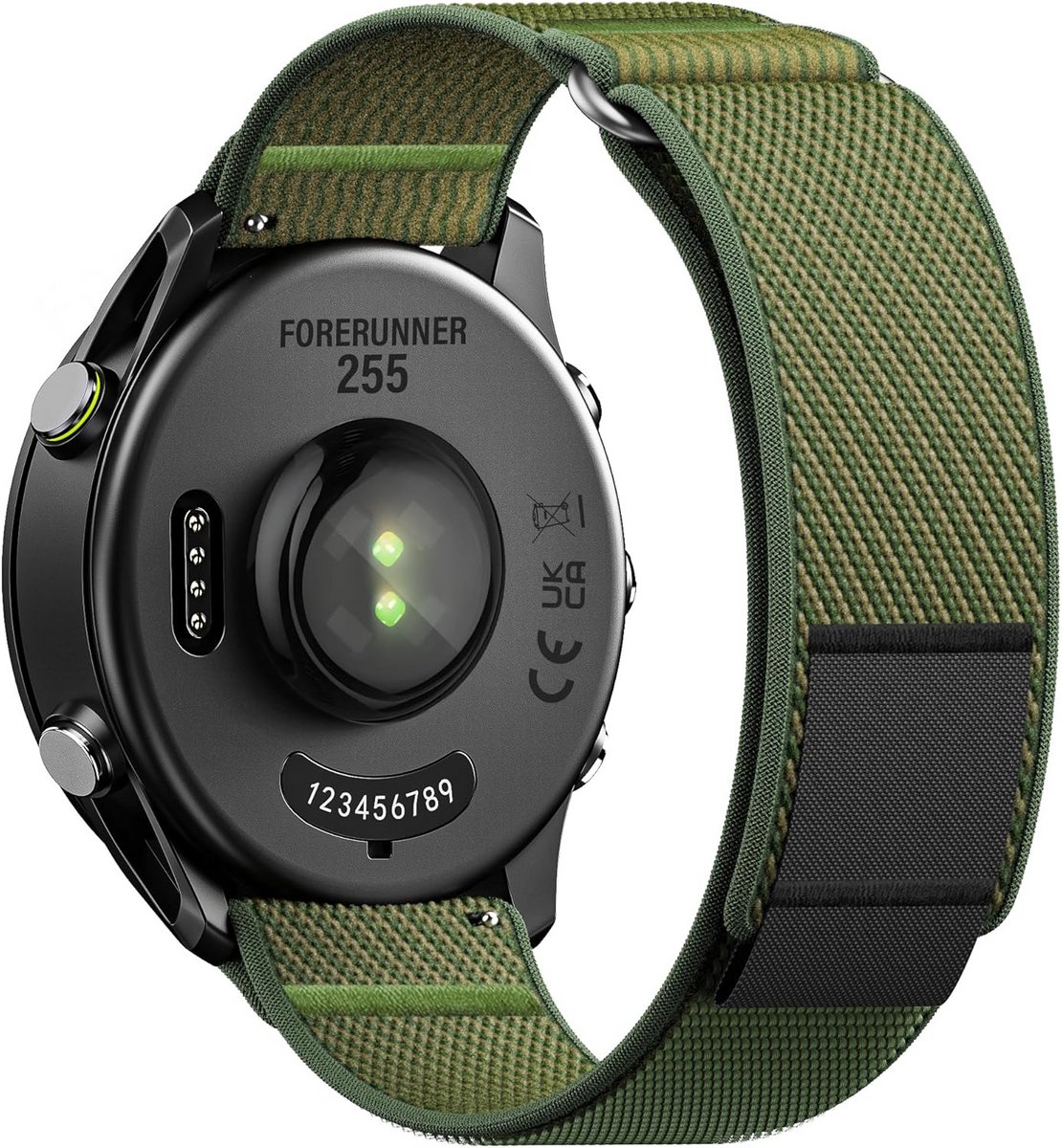 20mm Klittenband Horlogeband voor Smartwatch, Lichtgewicht en Ademend