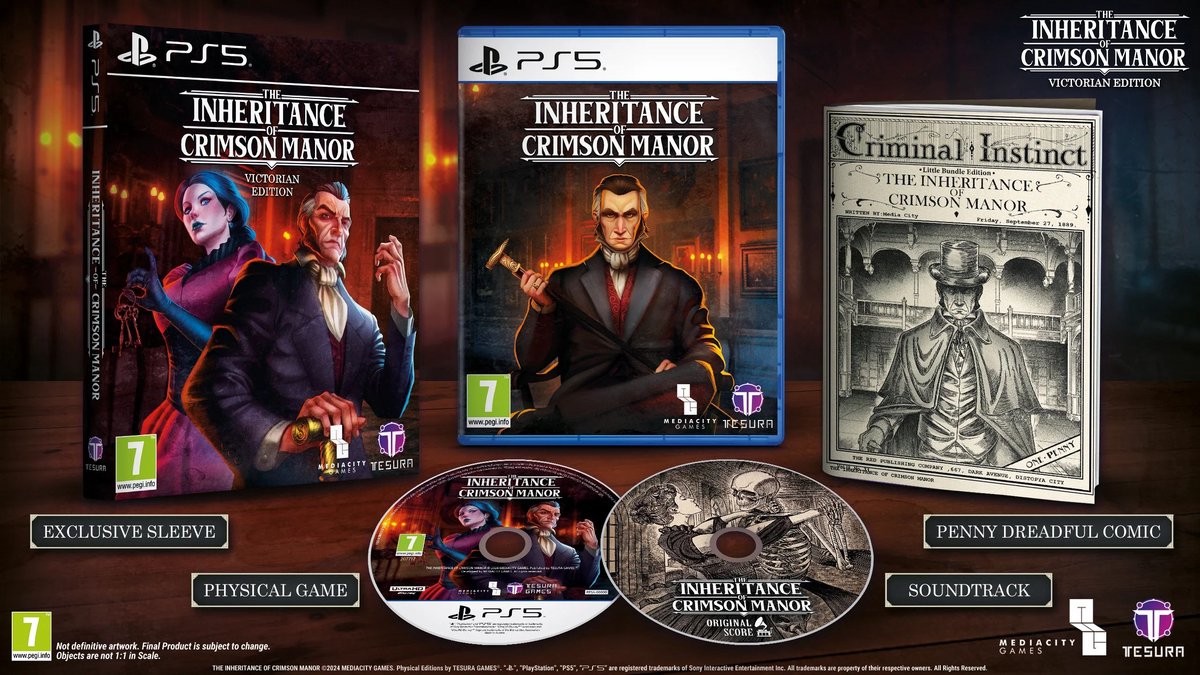 Tesura Games The Inheritance of Crimson Manor - Victorian Edition Premium PlayStation 5