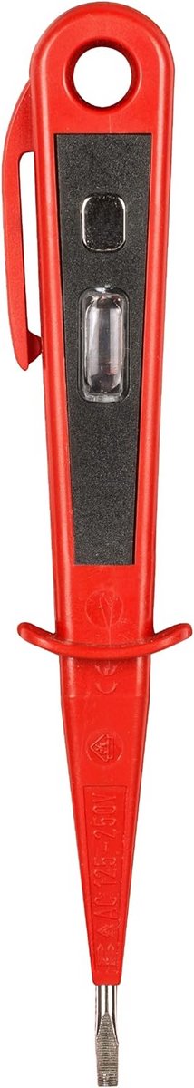 Spanningstester 190 mm voor 125-250 Volt - VDE GS Gekeurd