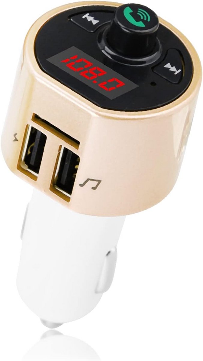 Draadloze Bluetooth FM Transmitter Auto met Dual USB Oplader en MP3 Speler