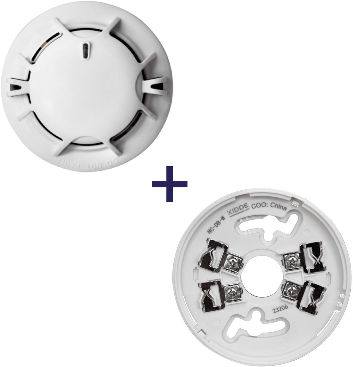 Aritech Kidde Optische Rook- en Hittemelder - Montagevoet - Sokkel - NC-DPM-W + NC-DB-W