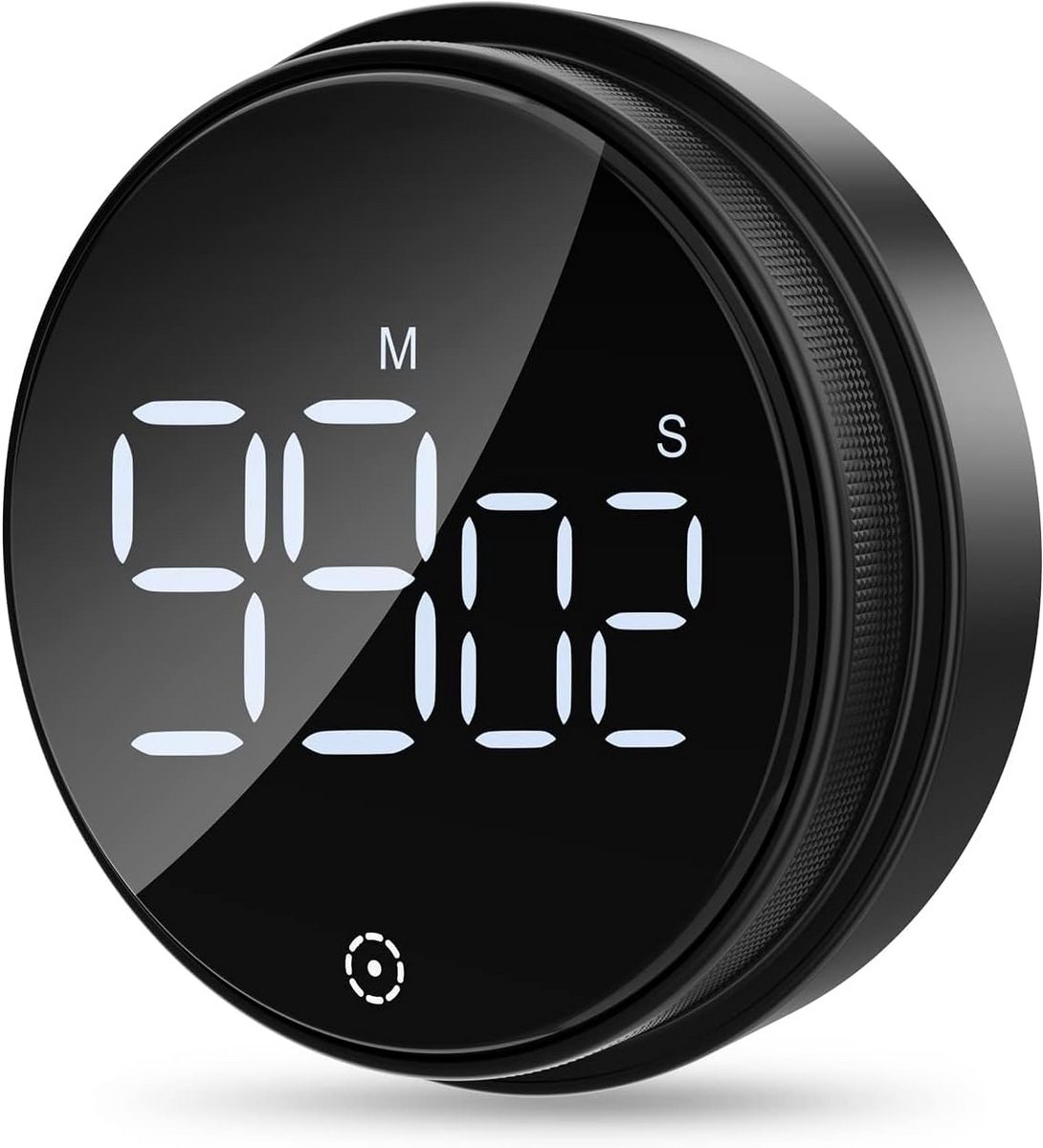 Digitale Keukentimer met Magnetische Achterkant - Visuele Kookwekker met Luid Alarm