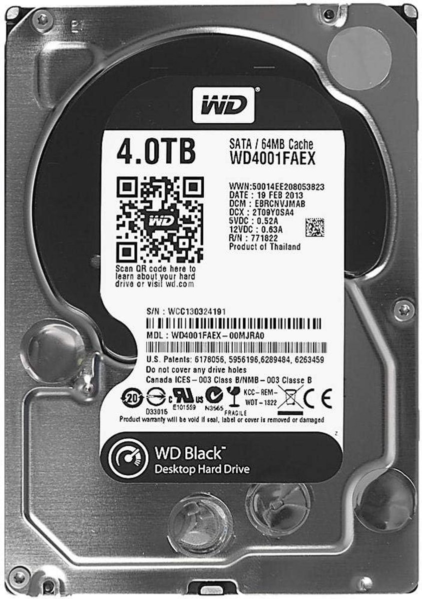 Interne Harde Schijf 4TB 7200 RPM SATA voor Desktop PC