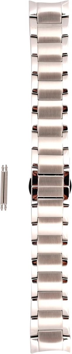 Zilveren RVS Horlogeband 22mm Universeel voor Heren