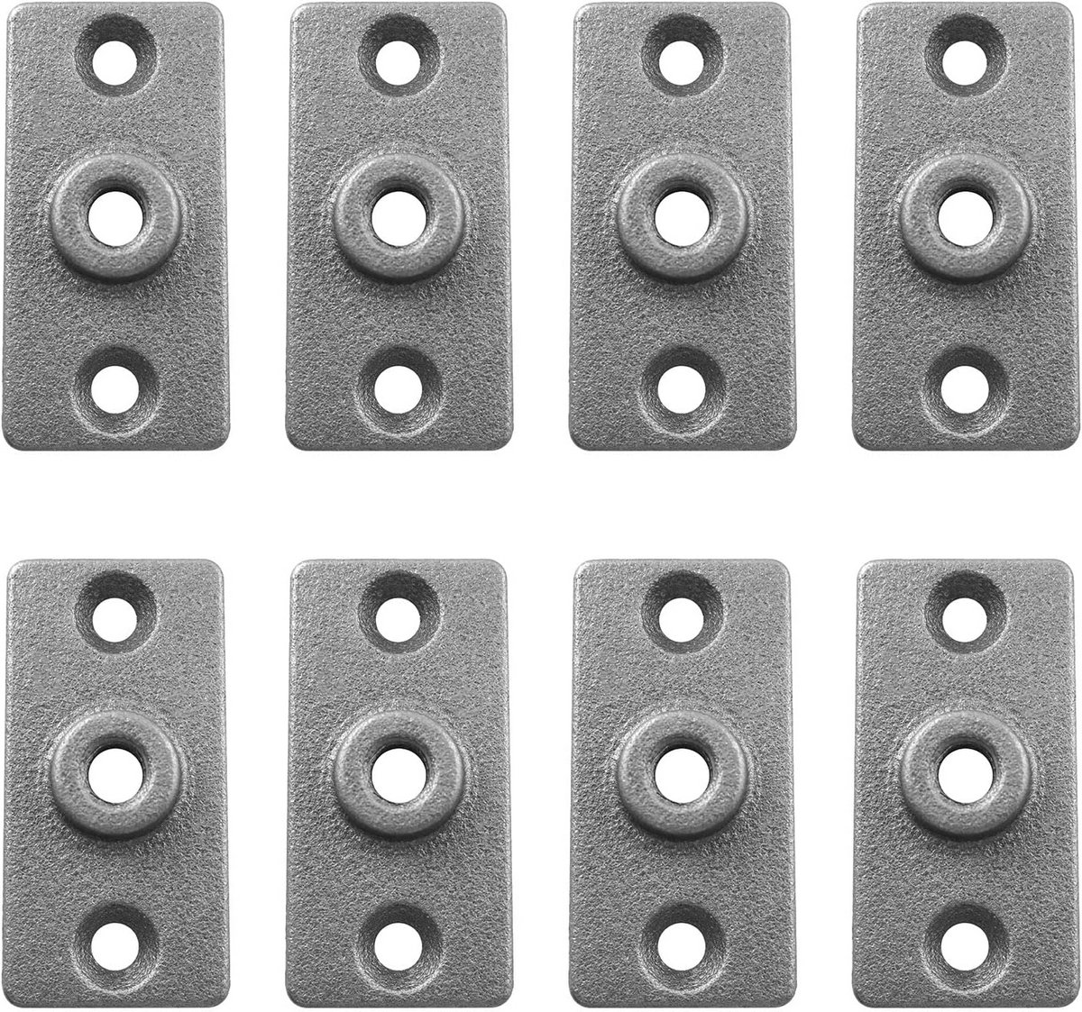 Plafondbeugel Montageplaat voor 3/8 Inch Schroefdraad - 8 Stuks Staal