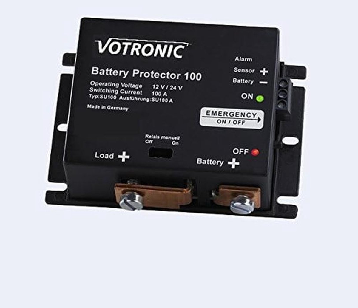 Universele Batterijbeveiliging en Spanningsbewaker