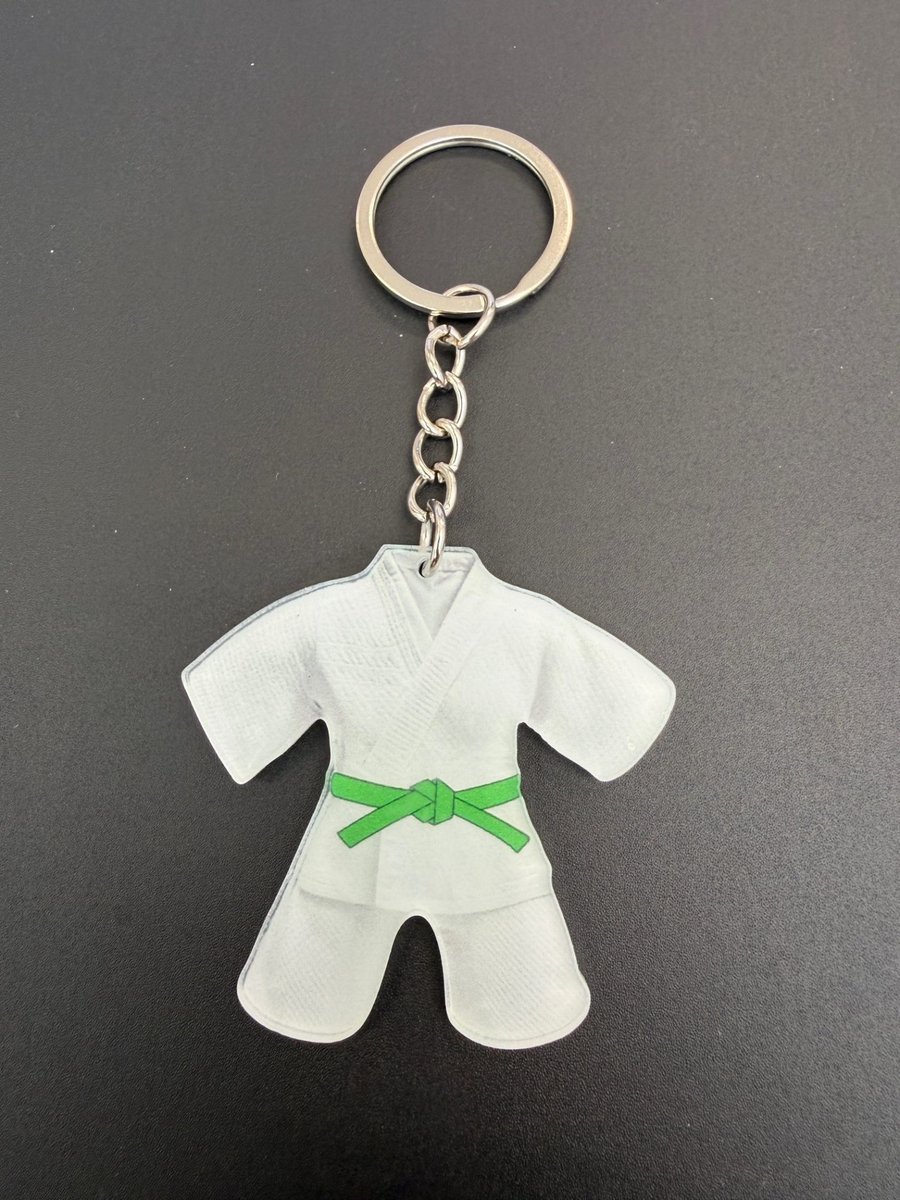 Sleutelhanger Gi | band | acryl | Geel