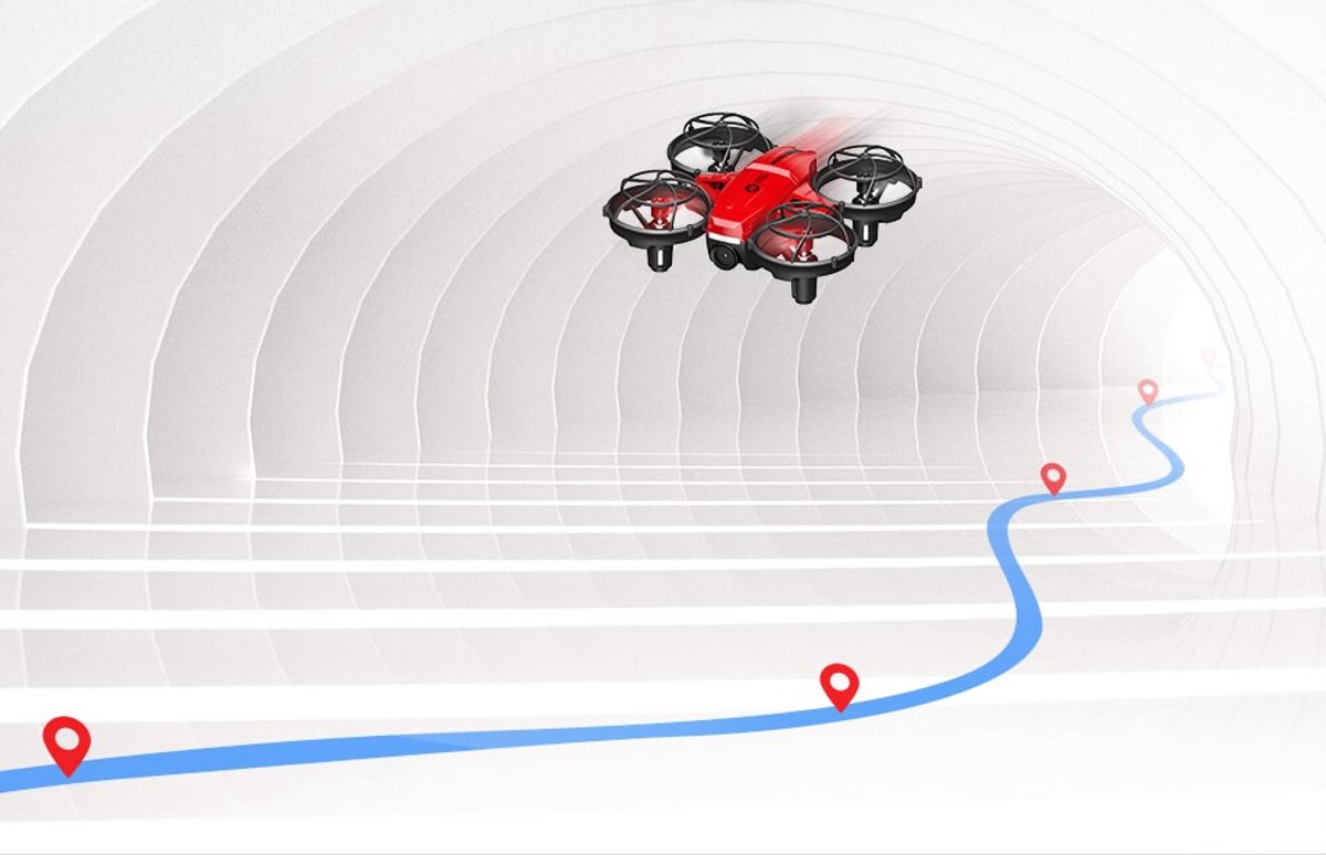 HS420 Mini Drone met Camera 1080P - Rood – foto 5