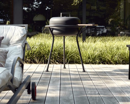 ZEE - KORO - Barbecue - Poedergelakt staal - Zwart — afbeelding 5
