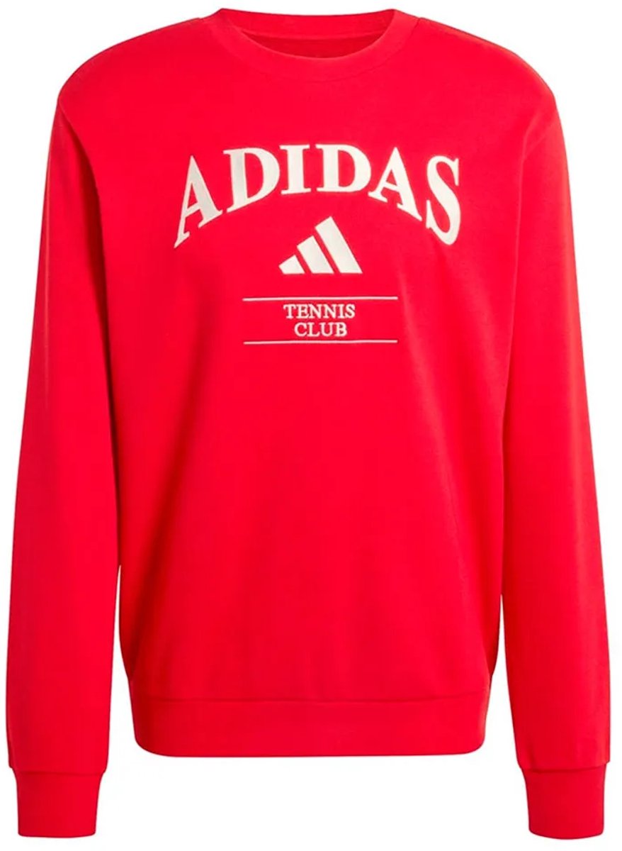 Adidas Heritage Graphic Crew Sweatshirt Man Rood