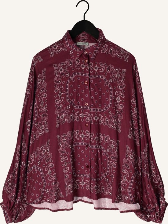Amaya Amsterdam Louise Blouses Dames - Bordeaux - Maat XL