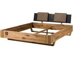 MASSIVMOEBEL24.DE bed KITZBÜHEL #256 natuur 140 x 200 cm