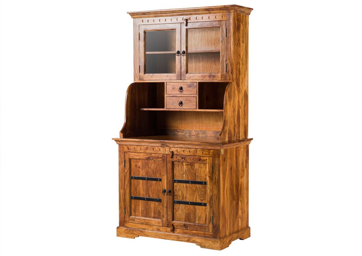 MASSIVMOEBEL24.DE buffetkast OXFORD #0510 lichtbruin 106 x 196 x 60 cm