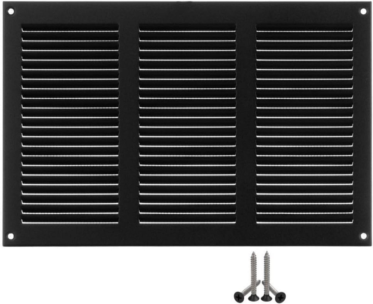 Ventilatierooster Antraciet 300x200mm met Insectenbescherming - Ideaal voor Ventilatie