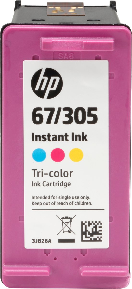HP 305 Black Original Ink Cartridge Origineel Zwart 1 stuk(s) Normaal rendement