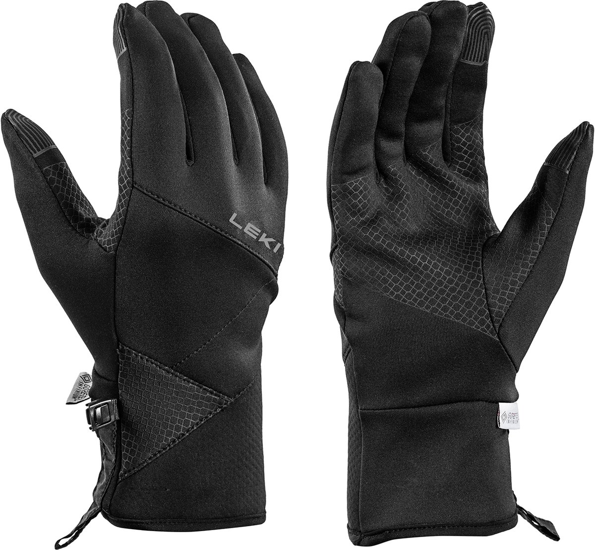 Leki Unisex Traverse Handschoenen Winter Outdoor 655836301 Zwart
