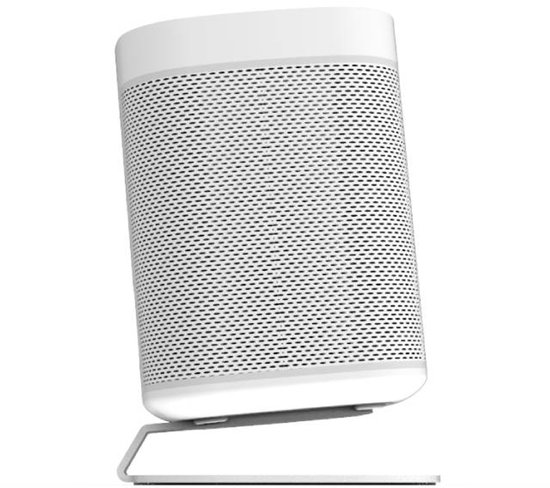 Cavus - Tafelstandaard voor Sonos One (SL) - Geschikt voor plaatsing op een meubel - Wit [ook geschikt voor Sonos Play:1] van Cavus — afbeelding 5