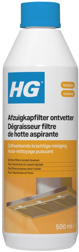 HG afzuigkapfilter ontvetter – 500ml