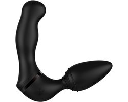 Nexus Revo Twist Dubbele Anaal Prostaat Stimulator - Zwart - 4 Gebruikswijzen - 34 Combinaties - 6-Speed Vibrerende Anaalplug - 2-Speed Roterende Schacht - IPX6 Spatwaterdicht - Met Afstandsbediening - Handsfree - P-spot