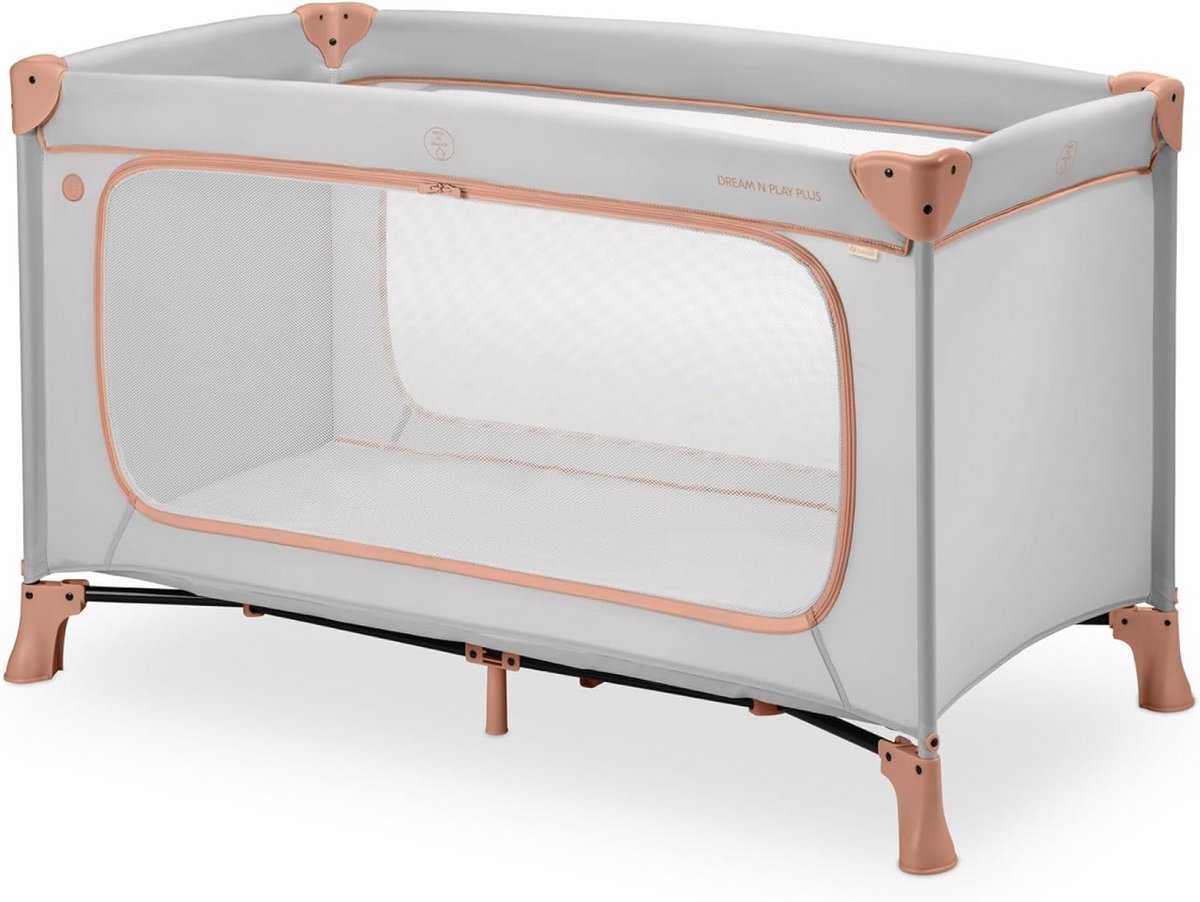 Opvouwbaar babyreisbed met grote zijopening - Comfortabel en compact voor onderweg