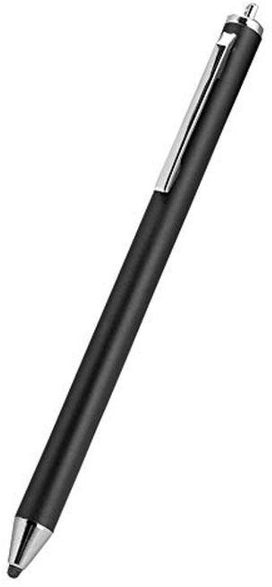 Universele Touchscreen Stylus met Stoffen Kop voor Smartphones en Tablets - Zwart