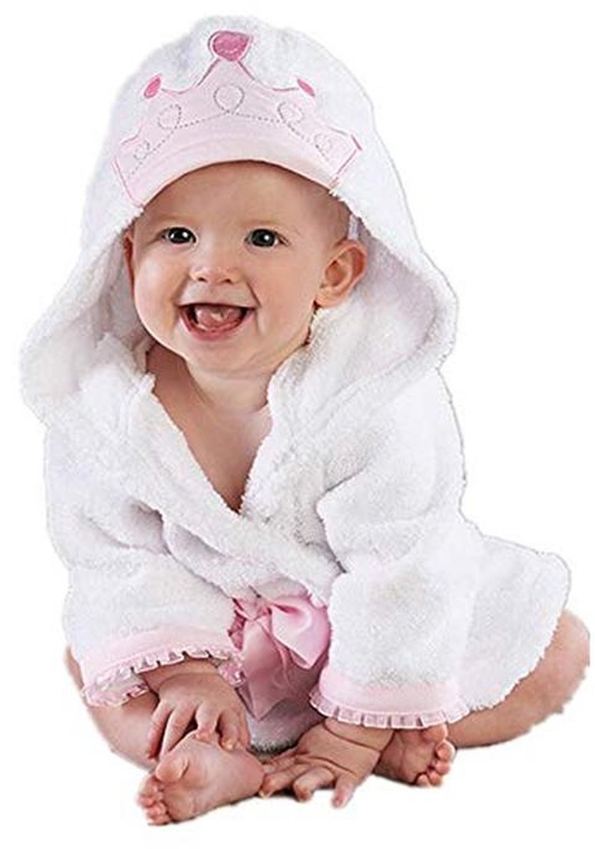 Hooded Badjas voor Baby Meisjes - Ultra Absorberend en Zacht