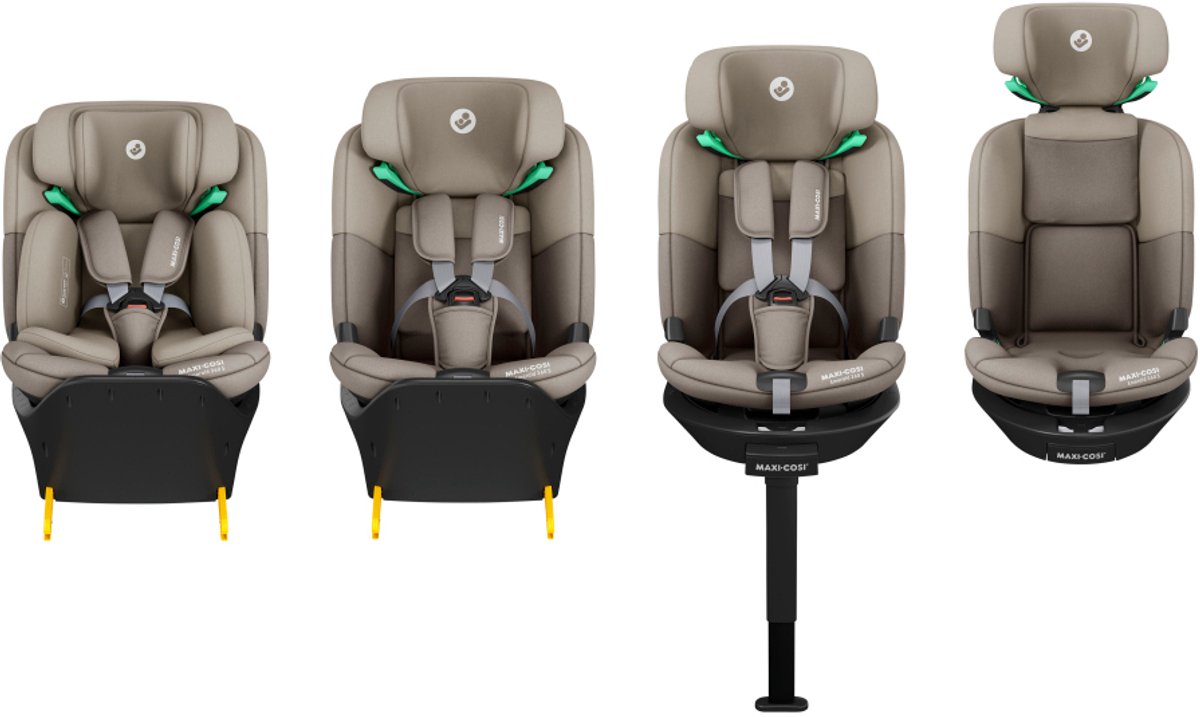 Maxi-Cosi Emerald 360 S i-Size - Autostoel - Tonal Truffle - Vanaf de geboorte tot 12 jaar – foto 7