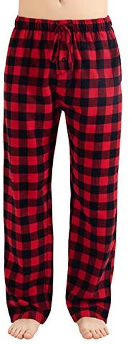 Comfortabele Flanellen Pyjama/Lounge Bottoms voor Heren met Zakken