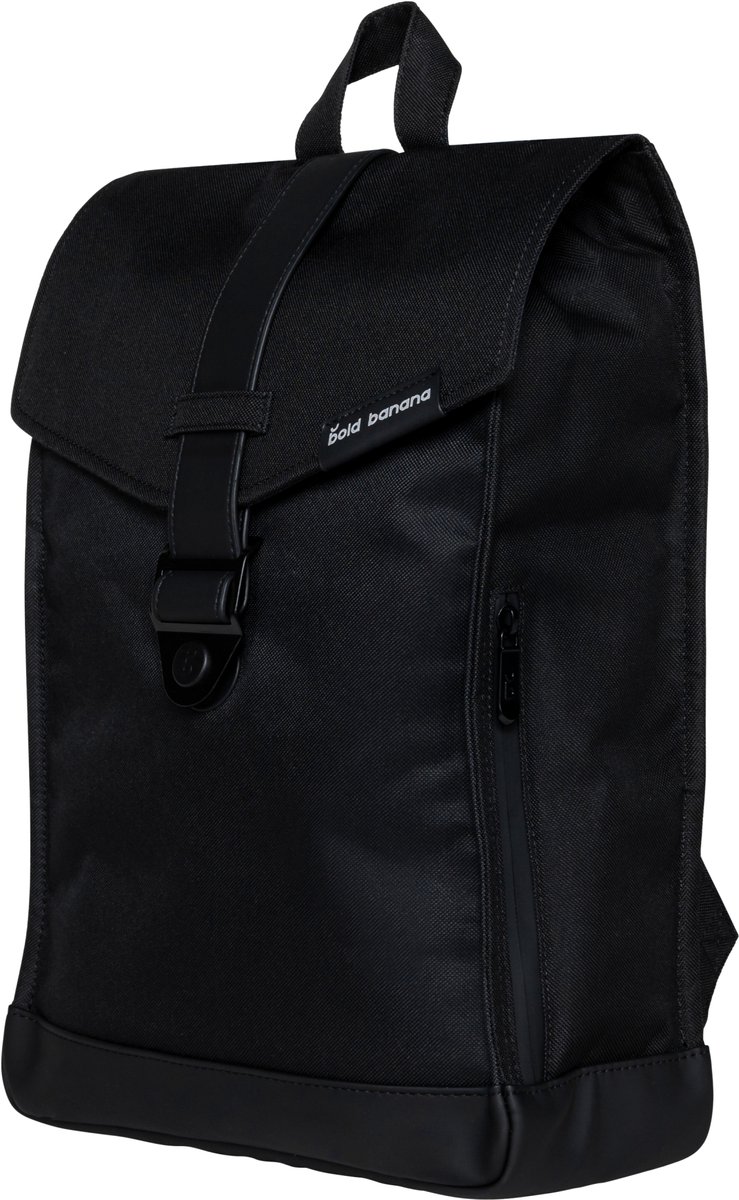 Bold Banana Envelope Backpack - Laptopvak 15.6 inch - Vegan - Waterdicht - A4 - Dames & Heren - Rugtas - Kleurrijk Design - Reizen - School - Zwart